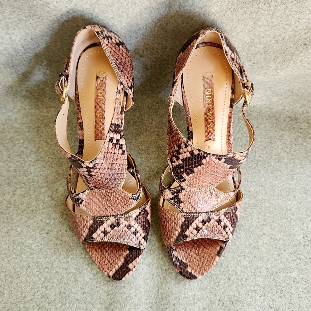 Nine West open toe Stiletto Sandal Pumps 6M